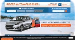 Desktop Screenshot of pieces-auto-moins-cher.fr
